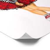 Cute Romantic Couple - Love - I love you - Kiss Poster (Hoek)