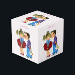 Cute Romantic Couple - Love - Kiss - Ik hou van je Kubus<br><div class="desc">Cute Romantic Couple - Love - I Love You - Kiss Boy and Girl - Fun Painting - Choose / Add Your Unique Text / Name / Color - Make Your Special Gift - Resize and move or remove / add Elements - afbeelding / text with Customization Tool. Het schilderen...</div>