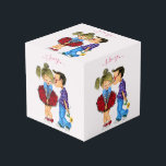 Cute Romantic Couple - Love - Kiss - Ik hou van je Kubus<br><div class="desc">Cute Romantic Couple - Love - I Love You - Kiss Boy and Girl - Fun Painting - Choose / Add Your Unique Text / Name / Color - Make Your Special Gift - Resize and move or remove / add Elements - afbeelding / text with Customization Tool. Het schilderen...</div>