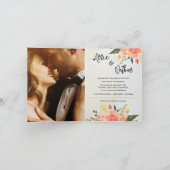 Cute Romantic Floral Arch Script 2 Fotohuwelijk (Binnen)