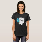 Cute Romantic Panda T-shirt (Voorkant volledig)
