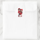 Cute Romantisch Koppel Sticker – Liefde & Valentij (Tas)