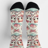 Cute Romantische Kittensokken – Adorable Pastel Sokken (Top)