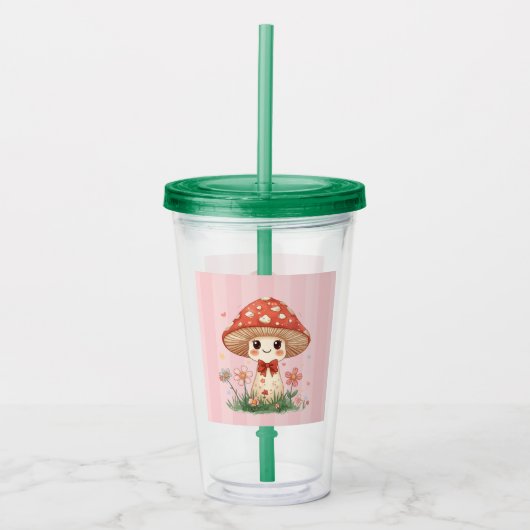 Cute Roomie Acrylic Bekertje Acryl Drinkbeker (Voorkant)