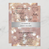 Cute roos Gold cat bokee Kaart (Voorkant / Achterkant)