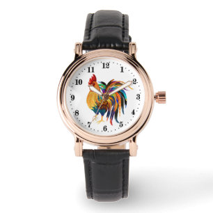 Cute rooster liefhebbers Animal Watch Horloge