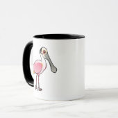 Cute Roseate Spoonbill Mok (Voorkant links)