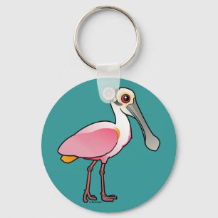 Cute Roseate Spoonbill Sleutelhanger