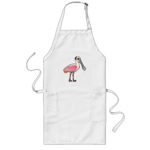 Cute Roseate Spoonbill T-Shirt Lang Schort