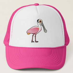Cute Roseate Spoonbill Trucker Pet