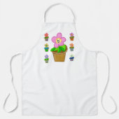 Cute Rosy Posy Potlood Large Schort (Voorkant)