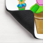 Cute Rosy Posy Potted Flowers Muismat (Hoek)