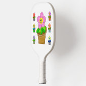 Cute Rosy Posy Potted Flowers Pickleball Paddle (Links)