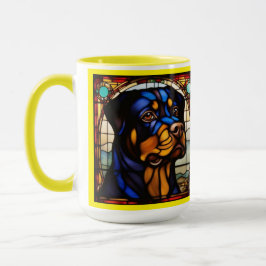 Cute Rottweiler Drinkbeker Mok
