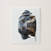 Cute Rottweiler | Hondenras Face Legpuzzel (Verticaal)