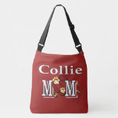 Cute Rough Collie Dog mama Crossbody Tas (Voorkant)