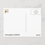 Cute Round Maneki Neko Cat Briefkaart (Achterkant)