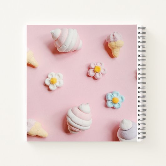 Cute roze, aangepast Kind Notitieboek (Achterkant)