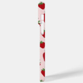 Cute roze aardbei Case-Mate iPhone case (Achterkant / Links)