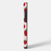 Cute roze aardbei iPhone hoesje (Linkerkant)