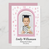 Cute roze afstuderen (Voorkant / Achterkant)