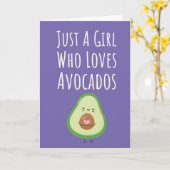 Cute Roze Avocado Kaarten Voor Baby Meisjes Kids H (Gele Bloem)