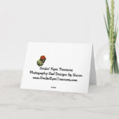 Cute roze Beer Rood hart Nieuwe babyfotokaart Aankondiging (Achterkant)