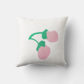 Cute Roze Bessen Worp Kussen Cushion (Achterkant)