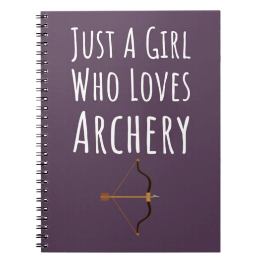 Cute Roze Boogschiet Geschenken Voor Baby Meisjes  Notitieboek (Voorkant)