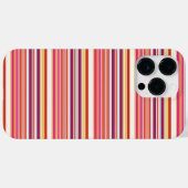 Cute roze bruine strepen Case-Mate iPhone case (Achterkant (horizontaal))