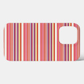 Cute roze bruine strepen Case-Mate iPhone case (Achterkant (horizontaal))
