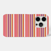 Cute roze bruine strepen Case-Mate iPhone case (Achterkant (horizontaal))