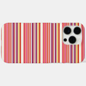 Cute roze bruine strepen Case-Mate iPhone case (Achterkant (horizontaal))