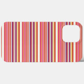 Cute roze bruine strepen Case-Mate iPhone case (Achterkant (horizontaal))