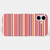 Cute roze bruine strepen Case-Mate iPhone case (Achterkant (horizontaal))
