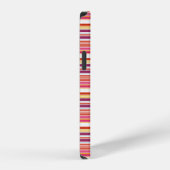 Cute roze bruine strepen iPhone hoesje (Rechterkant)