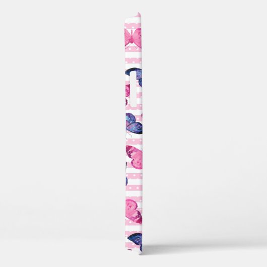 Cute roze Butterflies Case-Mate iPhone Case (Achterkant / Rechts)