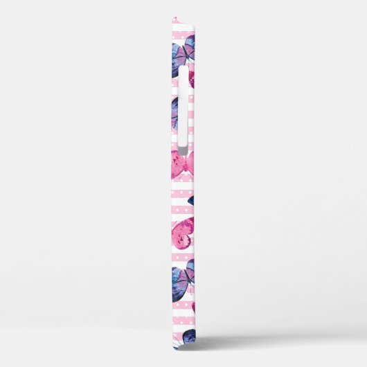 Cute roze Butterflies Case-Mate iPhone Case (Achterkant / Links)