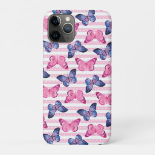 Cute roze Butterflies Case-Mate iPhone Case