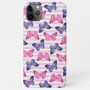 Cute roze Butterflies Case-Mate iPhone Case