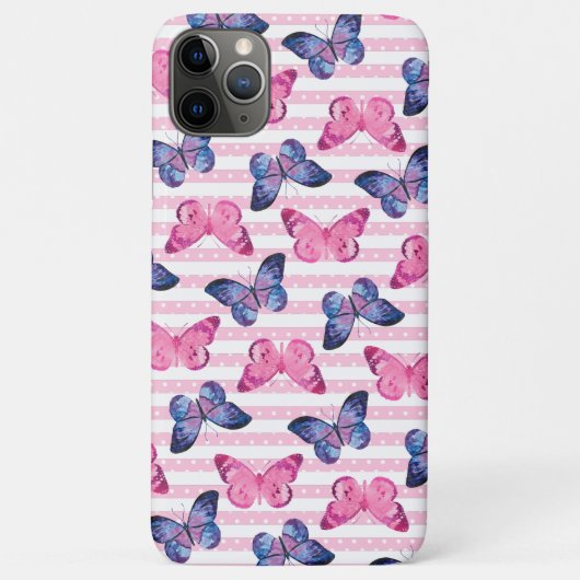 Cute roze Butterflies Case-Mate iPhone Case (Achterkant)