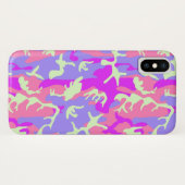 Cute roze camouflagepatroon Case-Mate iPhone case (Achterkant (horizontaal))