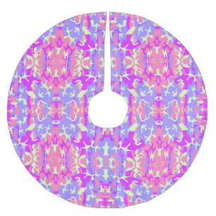 Cute roze camouflagepatroon kerstboom rok