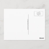 Cute roze cartoon baby uil briefkaart (Achterkant)