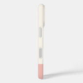 Cute Roze Cavia Monogram Illustratie Case-Mate iPhone Case (Achterkant / Rechts)