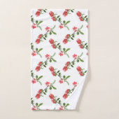 Cute roze Cherry Blossom Flowers Paint Bad Handdoek (Handdoek)