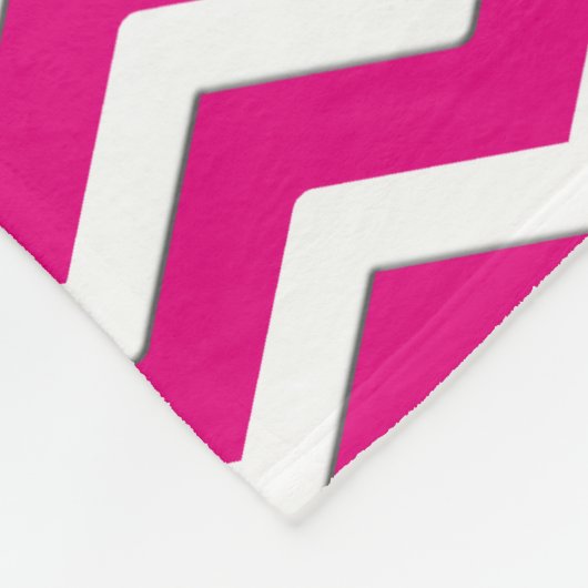 Cute roze, Chevron PERSONALIZED Softball Blanket Fleece Deken (Hoek)