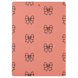 Cute Roze Coquette Strikpatroon Klembord