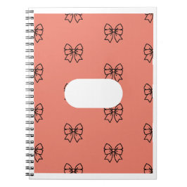 Cute Roze Coquette Strikpatroon Notitieboek - Pers