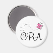 Cute roze CPA Magneet (Voorkant / Achterkant)